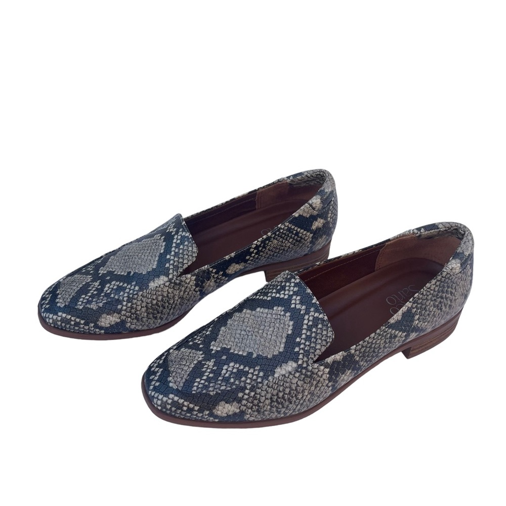 Franco Sarto Carlina Snake Print Loafers 8.5 - Picture 3 of 8